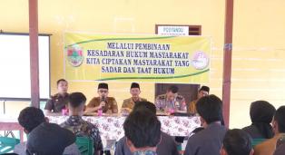 Kegiatan Peningkatan Keasadran Hukum Masyarakat di 14 Kecamatan di Kabupaten Musi Rawas